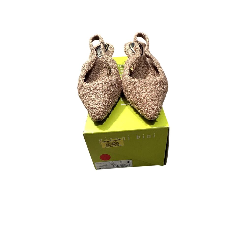 Gianni Bini Britnie Faux Shearing Kitten Heel Pumps